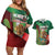 Mexico Independence Day 2025 Couples Matching Off Shoulder Short Dress and Hawaiian Shirt 215th Anniversary Estados Unidos Mexicanos - Wonder Print Shop