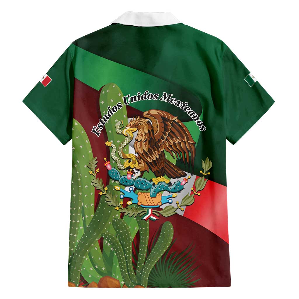 Mexico Independence Day 2025 Family Matching Long Sleeve Bodycon Dress and Hawaiian Shirt 215th Anniversary Estados Unidos Mexicanos - Wonder Print Shop