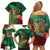 Mexico Independence Day 2025 Family Matching Off Shoulder Short Dress and Hawaiian Shirt 215th Anniversary Estados Unidos Mexicanos - Wonder Print Shop