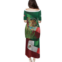 Mexico Independence Day 2025 Family Matching Puletasi and Hawaiian Shirt 215th Anniversary Estados Unidos Mexicanos - Wonder Print Shop