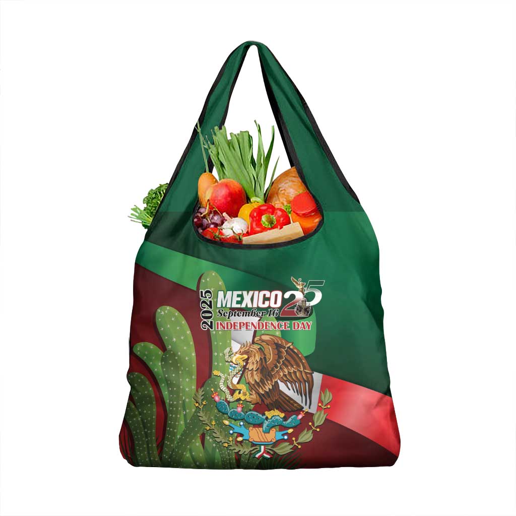 Mexico Independence Day 2025 Grocery Bag 215th Anniversary Estados Unidos Mexicanos - Wonder Print Shop