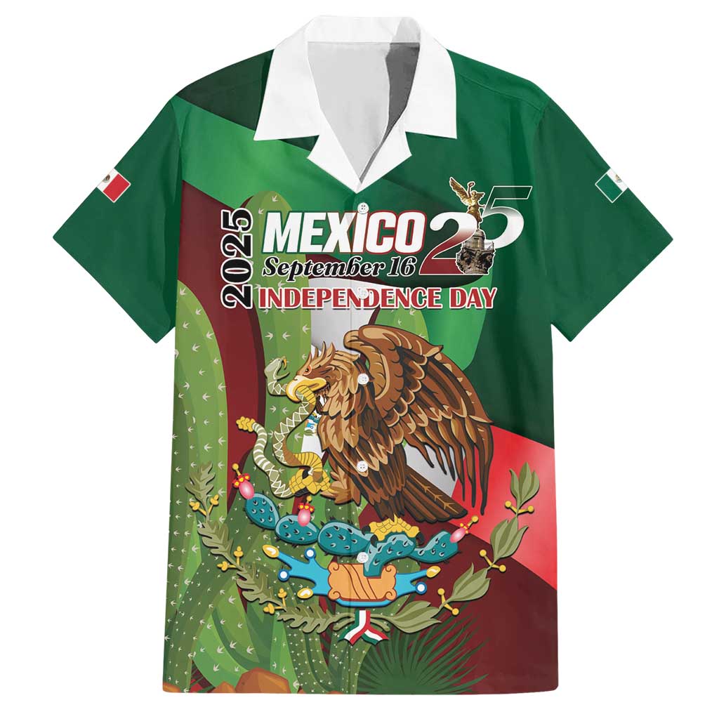 Mexico Independence Day 2025 Hawaiian Shirt 215th Anniversary Estados Unidos Mexicanos - Wonder Print Shop
