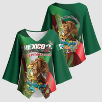 Mexico Independence Day 2025 Kimono Sleeve Blouse 215th Anniversary Estados Unidos Mexicanos - Wonder Print Shop