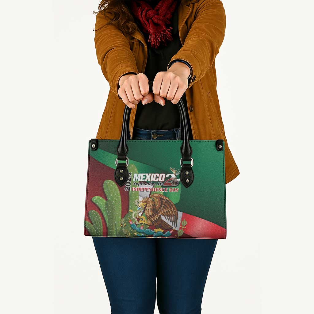 Mexico Independence Day 2025 Leather Bag 215th Anniversary Estados Unidos Mexicanos - Wonder Print Shop
