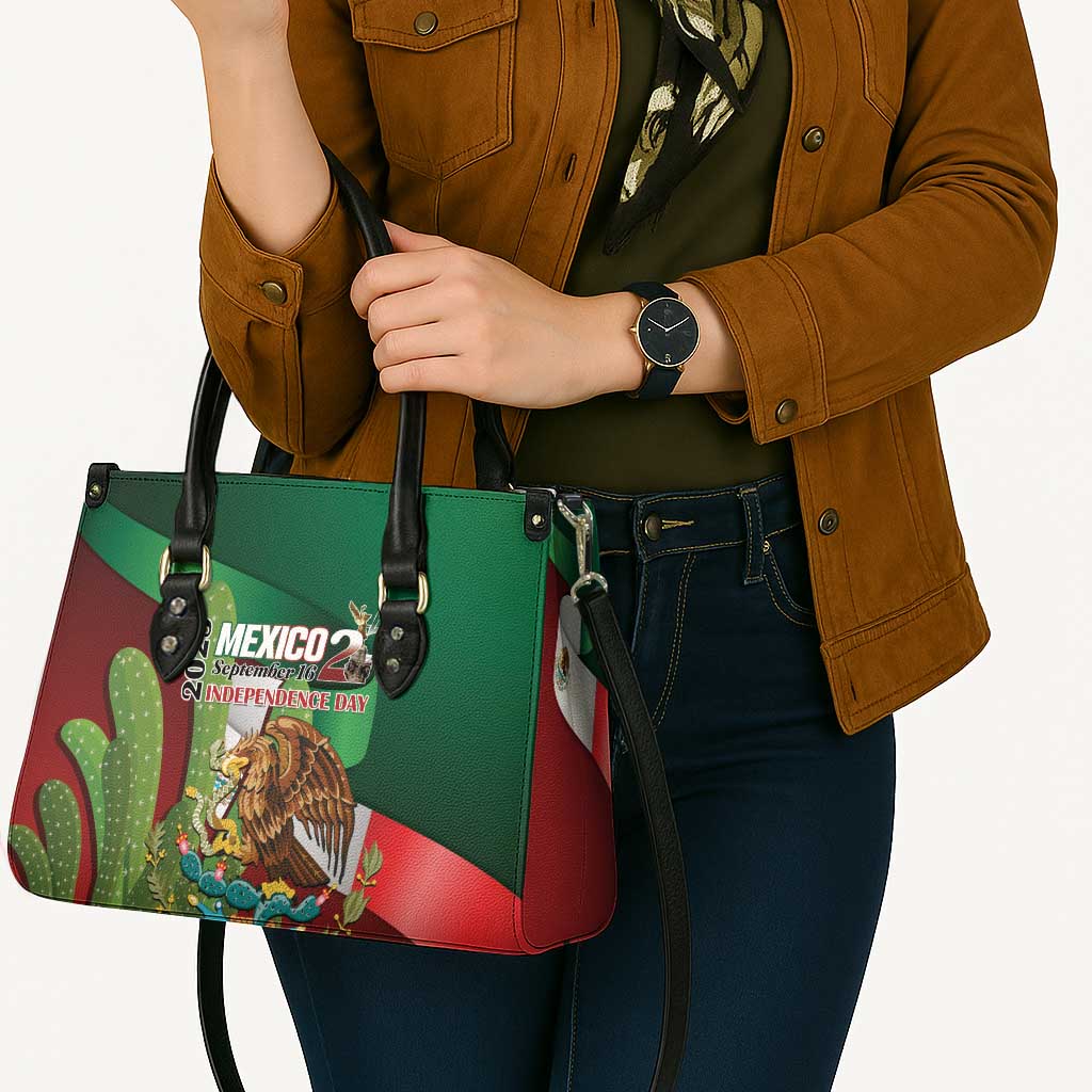 Mexico Independence Day 2025 Leather Bag 215th Anniversary Estados Unidos Mexicanos - Wonder Print Shop