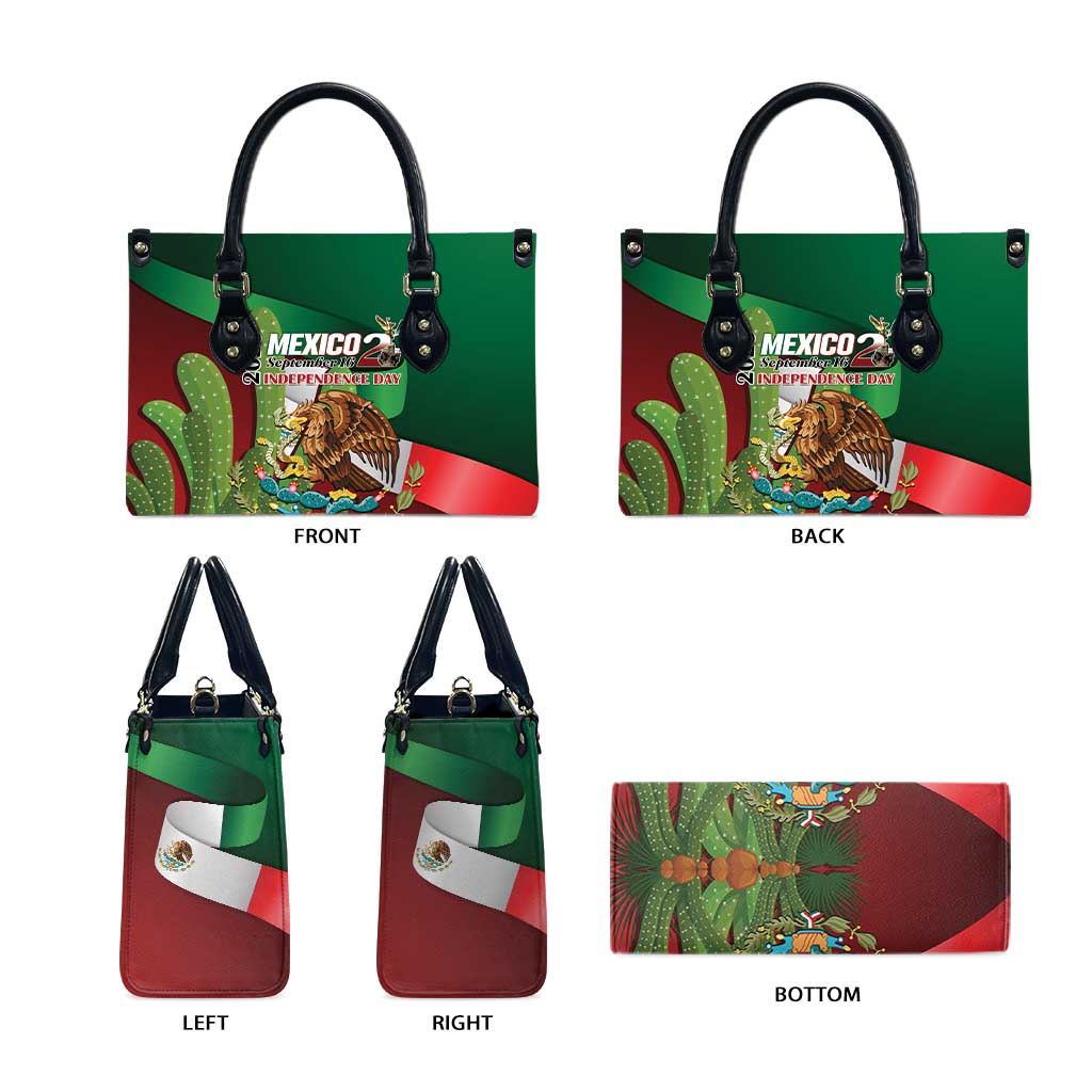 Mexico Independence Day 2025 Leather Bag 215th Anniversary Estados Unidos Mexicanos - Wonder Print Shop