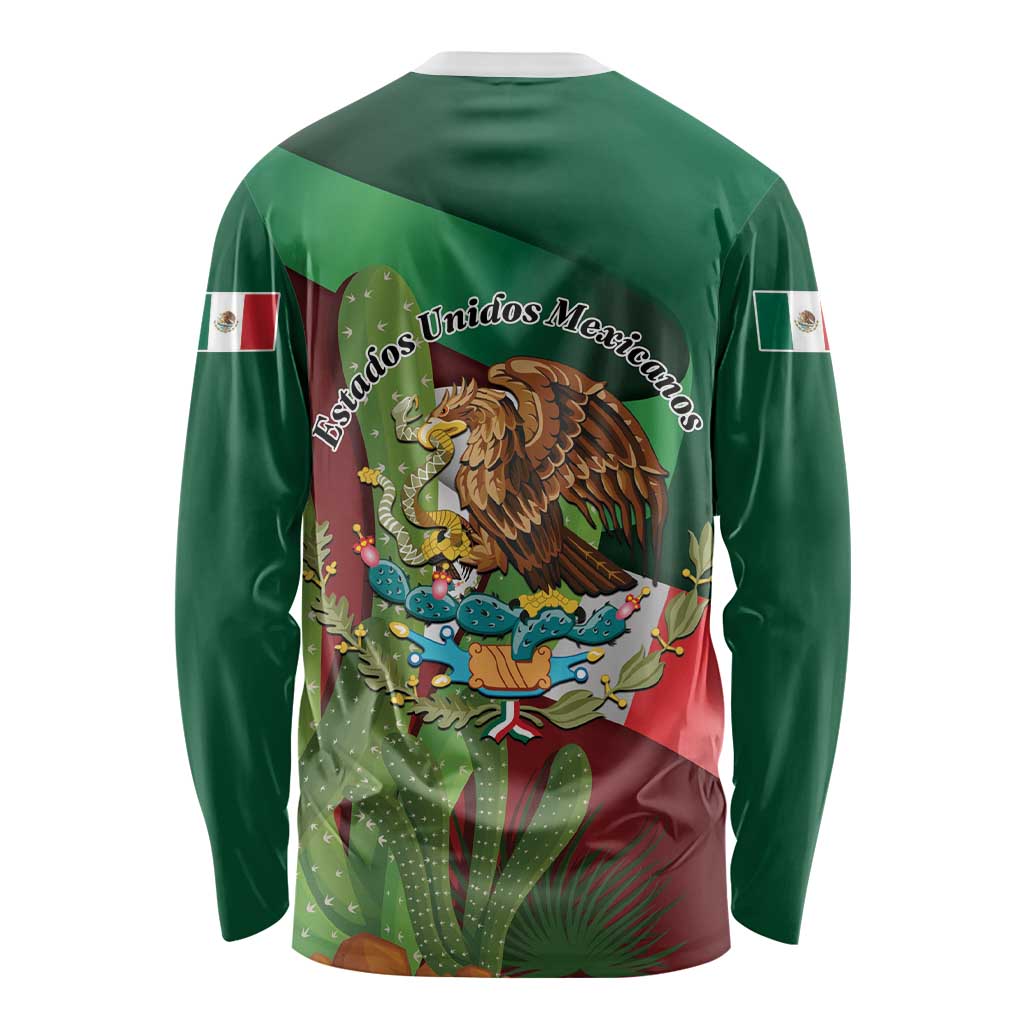 Mexico Independence Day 2025 Long Sleeve Shirt 215th Anniversary Estados Unidos Mexicanos - Wonder Print Shop