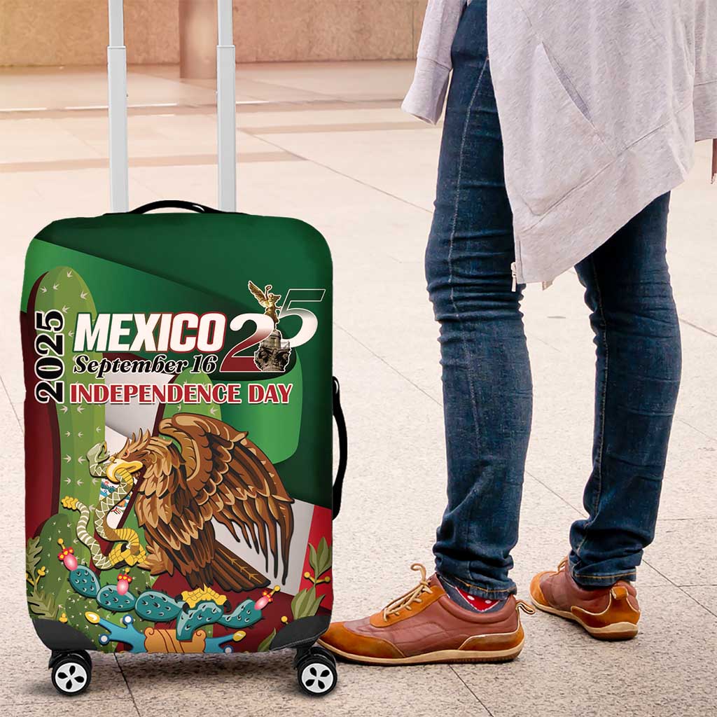 Mexico Independence Day 2025 Luggage Cover 215th Anniversary Estados Unidos Mexicanos - Wonder Print Shop
