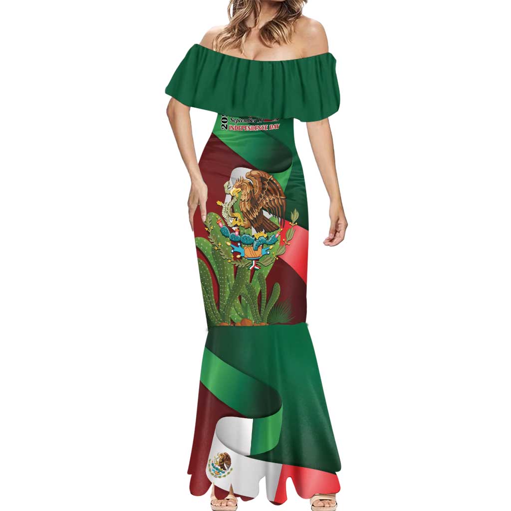 Mexico Independence Day 2025 Mermaid Dress 215th Anniversary Estados Unidos Mexicanos - Wonder Print Shop
