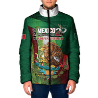 Mexico Independence Day 2025 Padded Jacket 215th Anniversary Estados Unidos Mexicanos - Wonder Print Shop