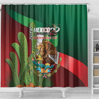 Mexico Independence Day 2025 Shower Curtain 215th Anniversary Estados Unidos Mexicanos - Wonder Print Shop