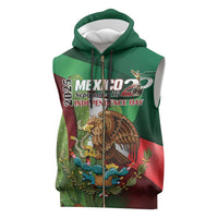 Mexico Independence Day 2025 Sleeveless Zip Hoodie 215th Anniversary Estados Unidos Mexicanos - Wonder Print Shop