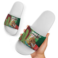 Mexico Independence Day 2025 Slide Sandals 215th Anniversary Estados Unidos Mexicanos - Wonder Print Shop
