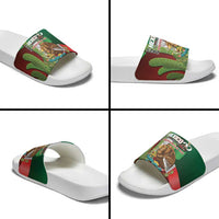 Mexico Independence Day 2025 Slide Sandals 215th Anniversary Estados Unidos Mexicanos - Wonder Print Shop