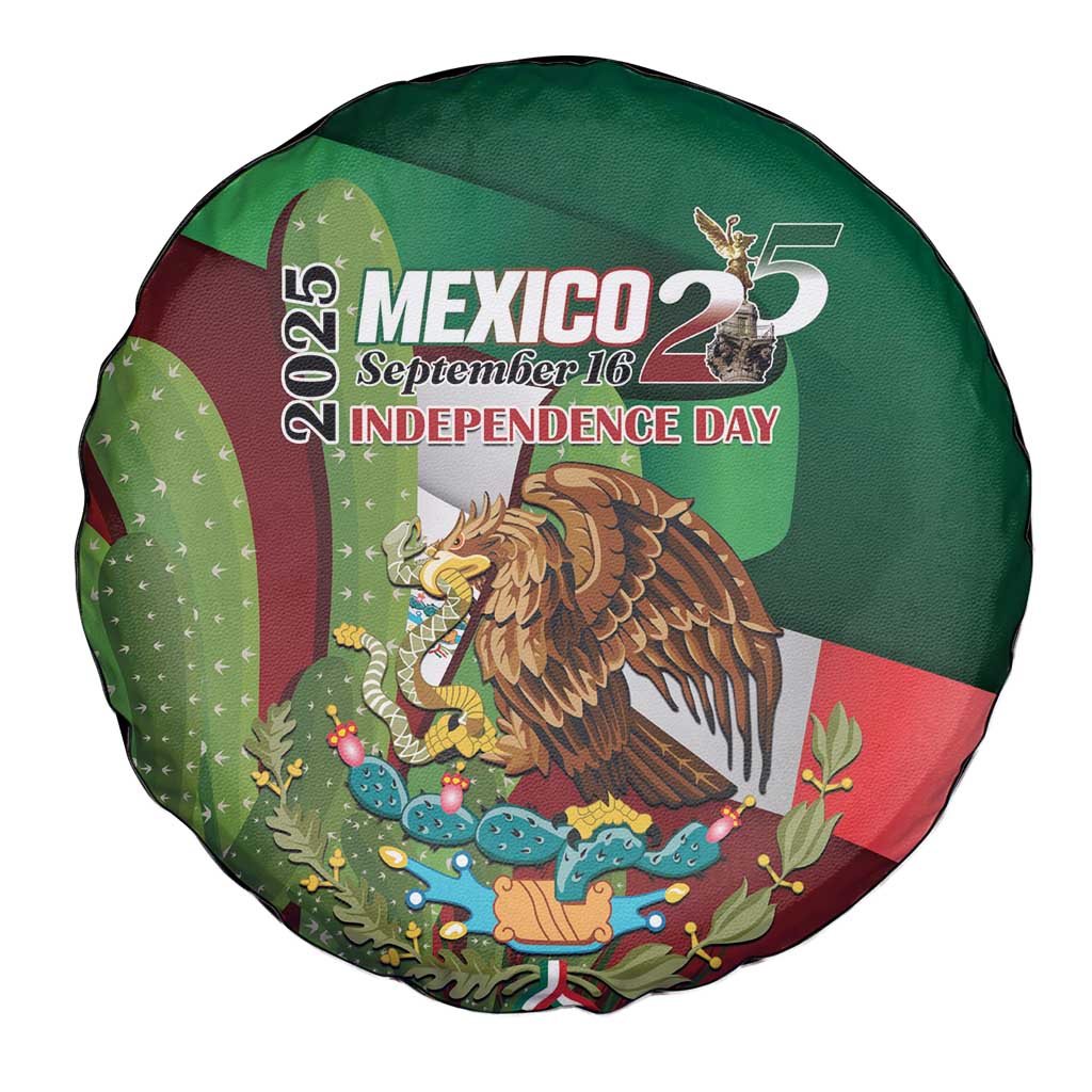 Mexico Independence Day 2025 Spare Tire Cover 215th Anniversary Estados Unidos Mexicanos - Wonder Print Shop