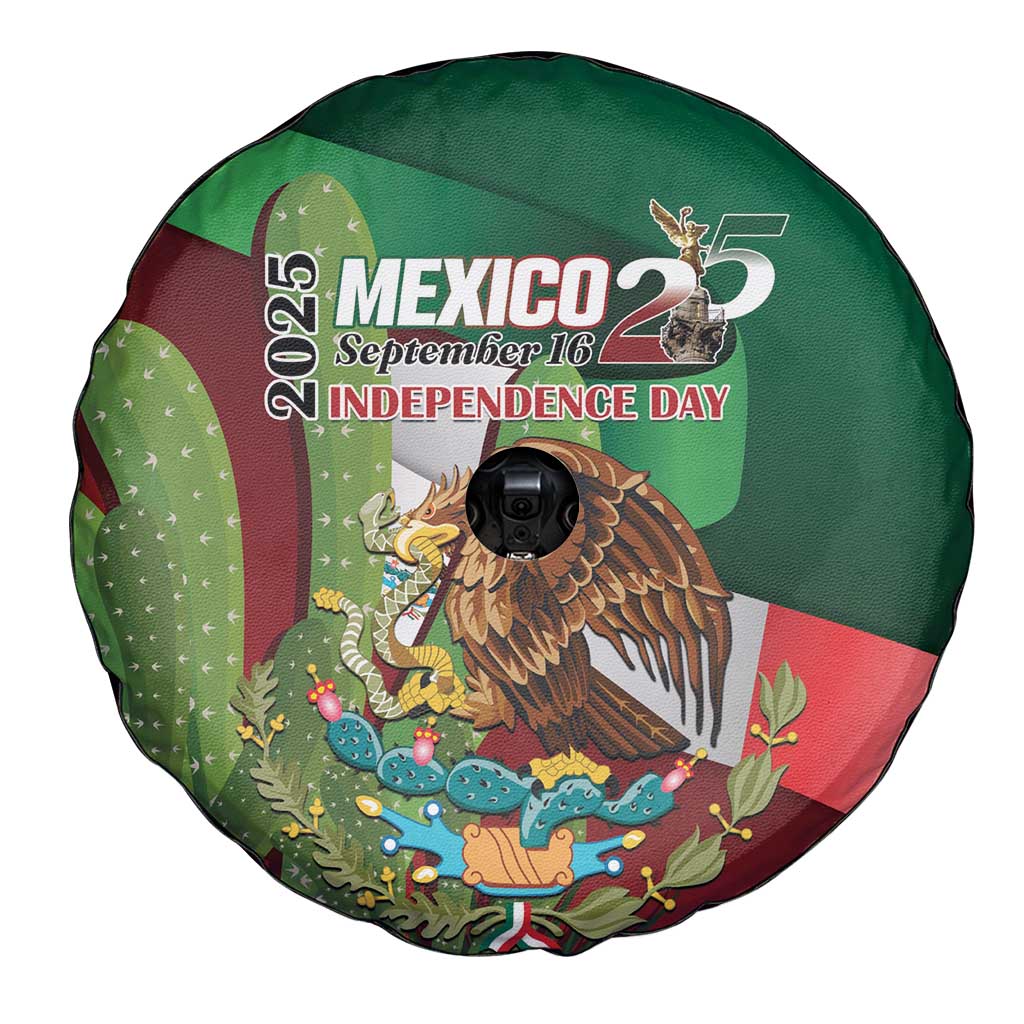 Mexico Independence Day 2025 Spare Tire Cover 215th Anniversary Estados Unidos Mexicanos - Wonder Print Shop