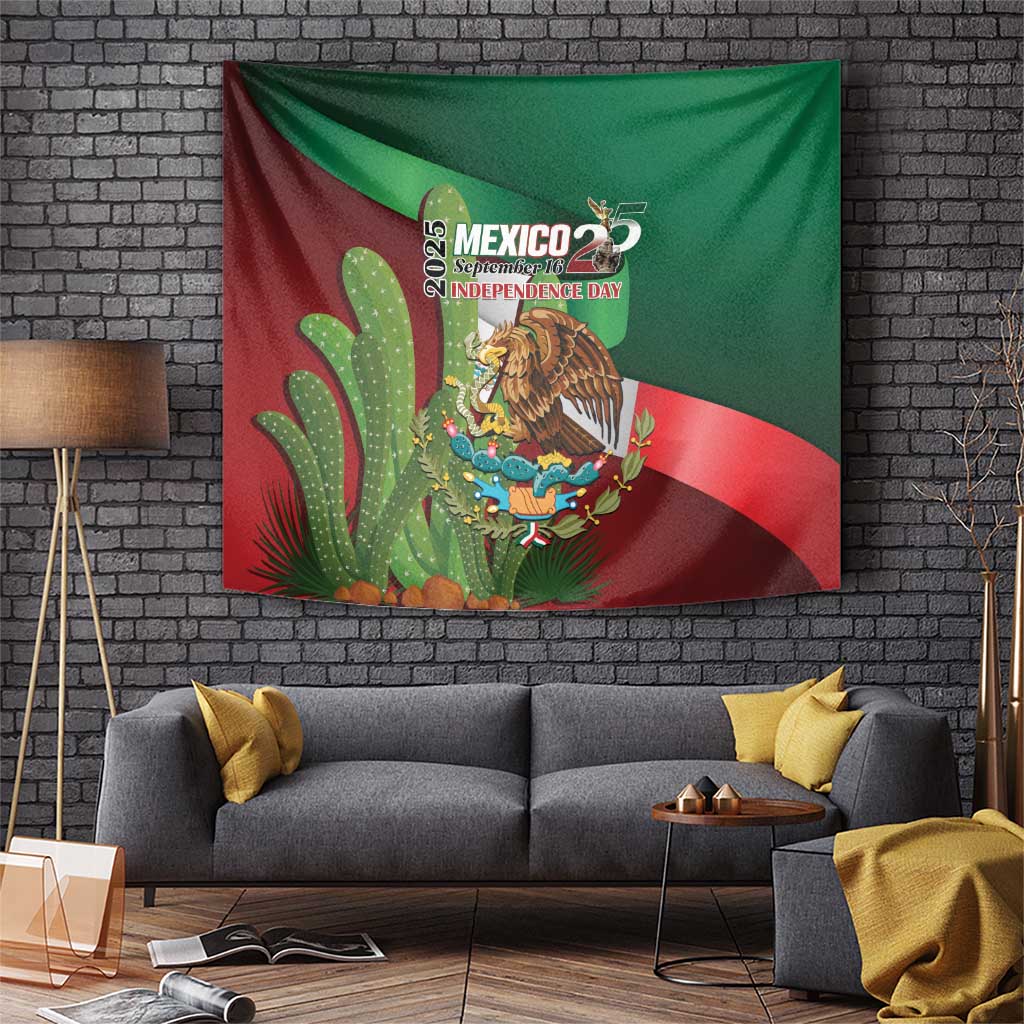 Mexico Independence Day 2025 Tapestry 215th Anniversary Estados Unidos Mexicanos - Wonder Print Shop