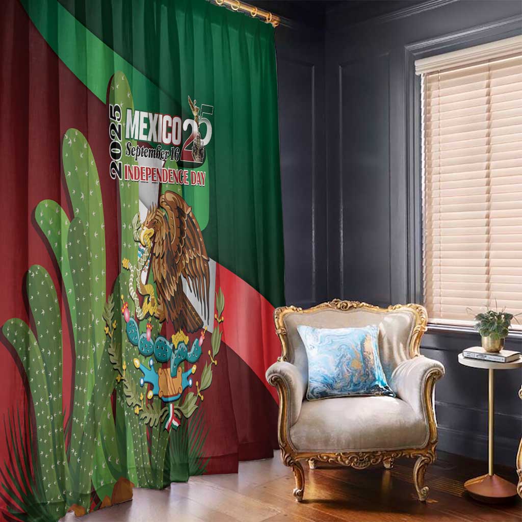Mexico Independence Day 2025 Window Curtain 215th Anniversary Estados Unidos Mexicanos - Wonder Print Shop