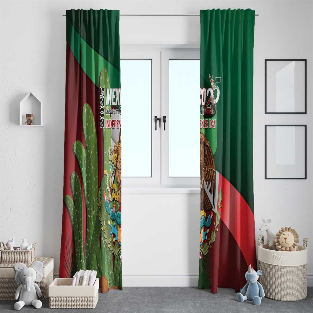 Mexico Independence Day 2025 Window Curtain 215th Anniversary Estados Unidos Mexicanos - Wonder Print Shop