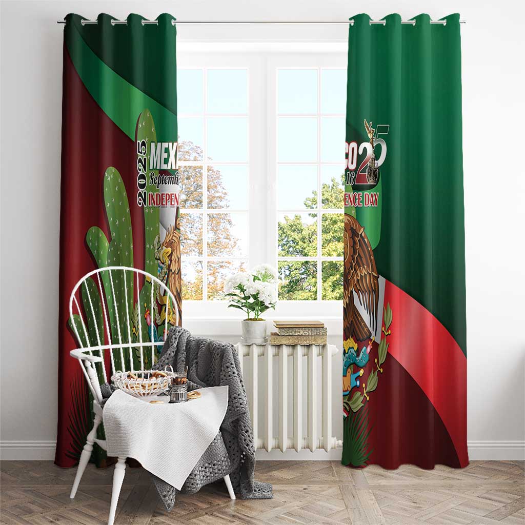Mexico Independence Day 2025 Window Curtain 215th Anniversary Estados Unidos Mexicanos - Wonder Print Shop