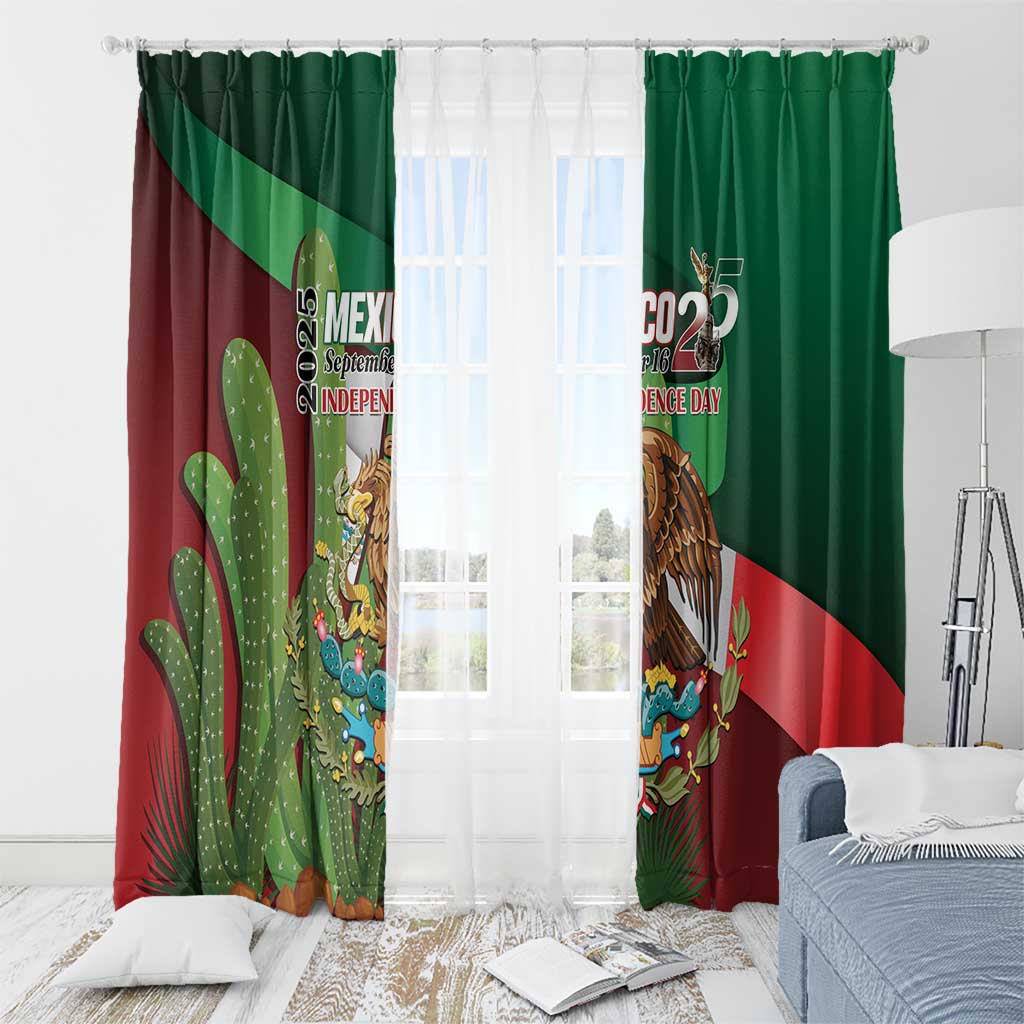 Mexico Independence Day 2025 Window Curtain 215th Anniversary Estados Unidos Mexicanos - Wonder Print Shop