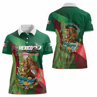 Mexico Independence Day 2025 Women Polo Shirt 215th Anniversary Estados Unidos Mexicanos - Wonder Print Shop