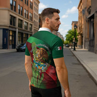 Mexico Independence Day 2025 Zipper Polo Shirt 215th Anniversary Estados Unidos Mexicanos - Wonder Print Shop