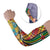 Dominica Creole Day Arm Sleeves Madras Pattern Zipper Stylized - Wonder Print Shop