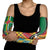 Dominica Creole Day Arm Sleeves Madras Pattern Zipper Stylized - Wonder Print Shop