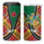 Dominica Creole Day 4 in 1 Can Cooler Tumbler Madras Pattern Zipper Stylized - Wonder Print Shop