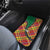 Dominica Creole Day Car Mats Madras Pattern Zipper Stylized - Wonder Print Shop