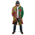 Dominica Creole Day Cloak Madras Pattern Zipper Stylized - Wonder Print Shop