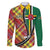 Dominica Creole Day Family Matching Tank Maxi Dress and Hawaiian Shirt Madras Pattern Zipper Stylized - Wonder Print Shop