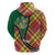 Dominica Creole Day Hoodie Madras Pattern Zipper Stylized - Wonder Print Shop