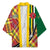 Dominica Creole Day Kimono Madras Pattern Zipper Stylized - Wonder Print Shop