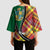 Dominica Creole Day Kimono Sleeve Blouse Madras Pattern Zipper Stylized - Wonder Print Shop