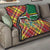 Dominica Creole Day Quilt Madras Pattern Zipper Stylized - Wonder Print Shop