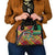 Dominica Creole Day Shoulder Handbag Madras Pattern Zipper Stylized - Wonder Print Shop