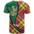 Dominica Creole Day T Shirt Madras Pattern Zipper Stylized - Wonder Print Shop