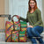 Dominica Creole Day Travel Bag Madras Pattern Zipper Stylized - Wonder Print Shop