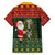Custom South Africa Christmas Family Matching Long Sleeve Bodycon Dress and Hawaiian Shirt Geseende Kersfees Santa Claus African Pattern - Wonder Print Shop
