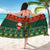 Custom South Africa Christmas Sarong Geseende Kersfees Santa Claus African Pattern - Wonder Print Shop