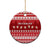Switzerland Christmas Ceramic Ornament Merry Christmas Funny Santa Claus - Wonder Print Shop