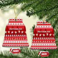 Switzerland Christmas Ceramic Ornament Merry Christmas Funny Santa Claus - Wonder Print Shop