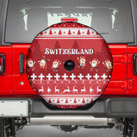 Custom Switzerland Christmas Spare Tire Cover Merry Christmas Funny Santa Claus - Wonder Print Shop
