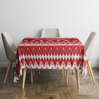 Custom Switzerland Christmas Tablecloth Merry Christmas Funny Santa Claus - Wonder Print Shop