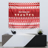 Custom Switzerland Christmas Tapestry Merry Christmas Funny Santa Claus - Wonder Print Shop