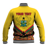 Ghana Independence Day Baseball Jacket Freedom and Justice African Pattern - Wonder Print Shop