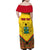 Ghana Independence Day Family Matching Off Shoulder Maxi Dress and Hawaiian Shirt Freedom and Justice African Pattern