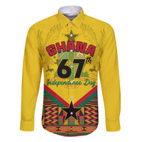 Ghana Independence Day Family Matching Short Sleeve Bodycon Dress and Hawaiian Shirt Freedom and Justice African Pattern - Wonder Print Shop